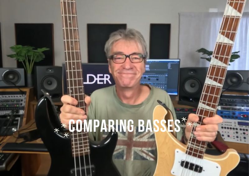 Jel from OLDER the band compares basses