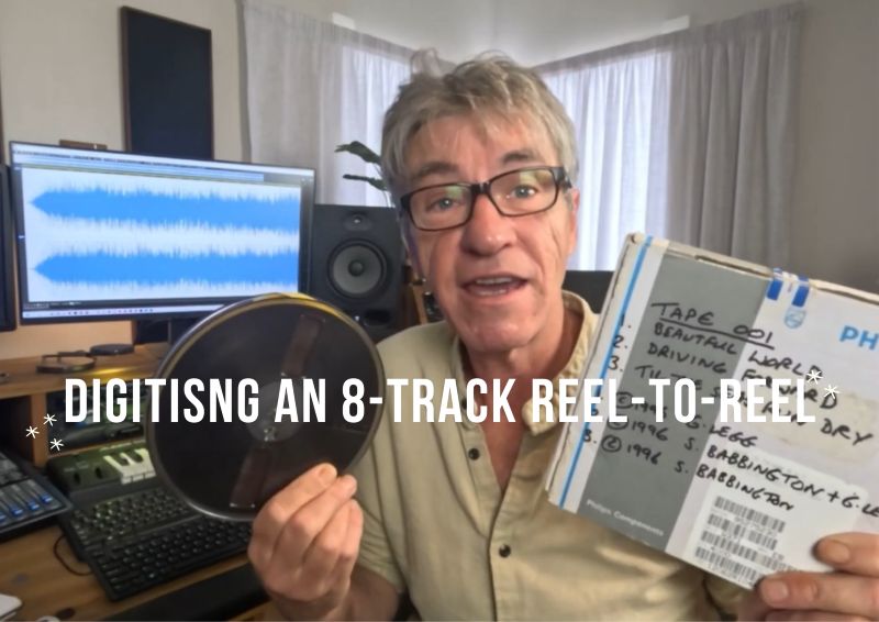 Jel from OLDER the band chats about digitising an old 8 track reel-to-reel tape