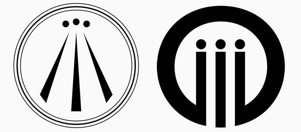 The Awen and OLDER's symbol The Awen and OLDER's symbol