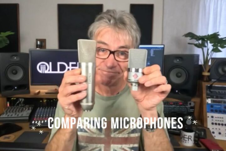 Jel from OLDER the band compares a Rode NT1 to a Neumann TLM102