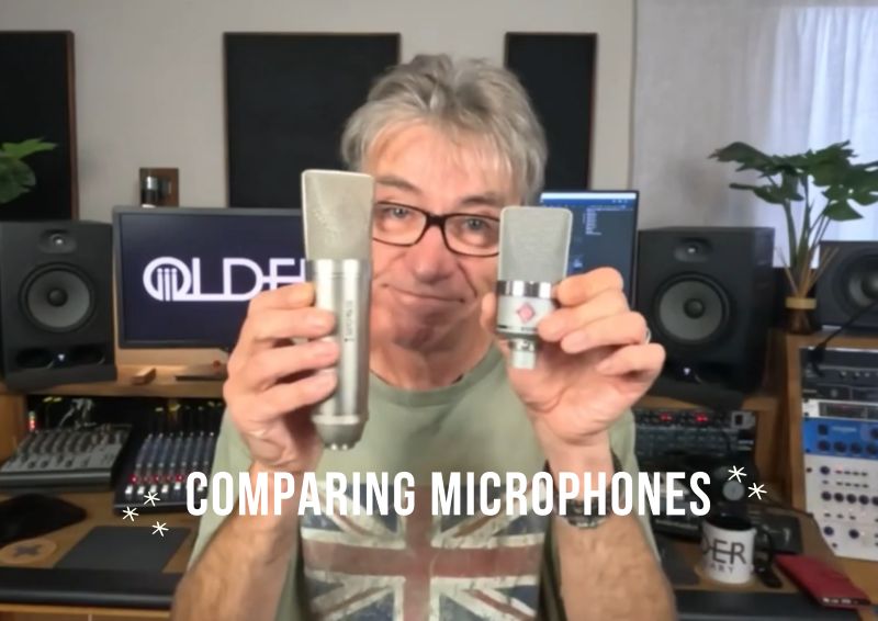 Jel from OLDER the band compares a Rode NT1 to a Neumann TLM102