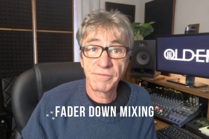 Jel from OLDER the band chats about fader down mixing