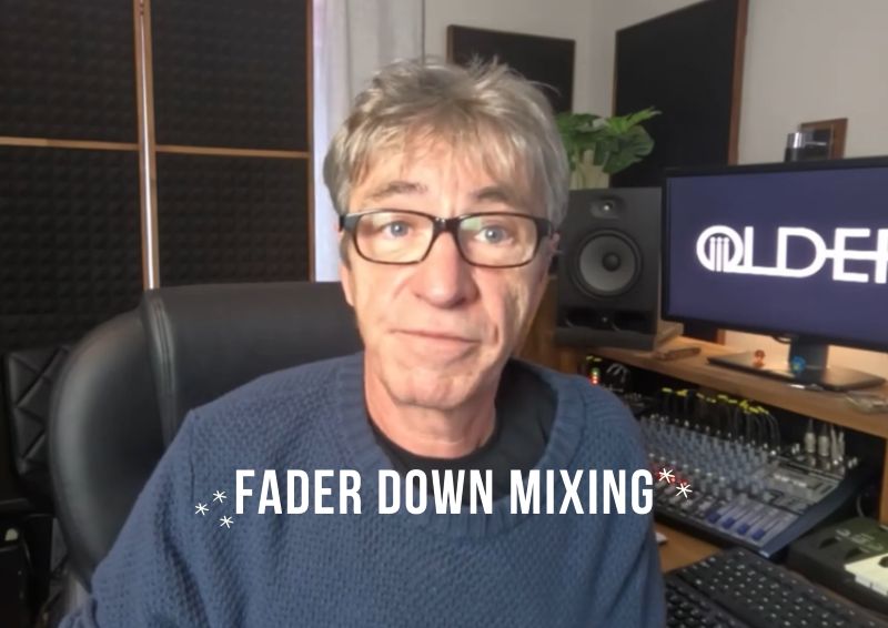 Jel from OLDER the band chats about fader down mixing