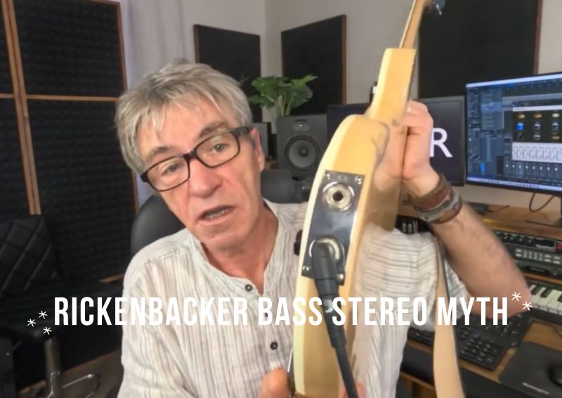 Rickenbacker basses are not stereo