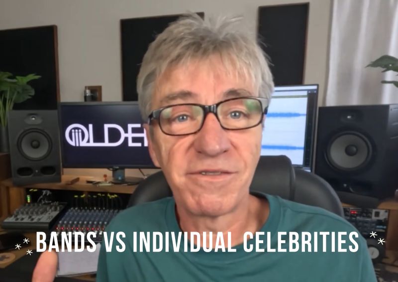 Jel from OLDER the band chats about bands vs individual celebrities