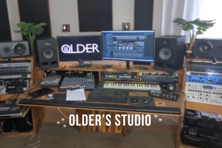 Jel from OLDER the band shows you around his home studio